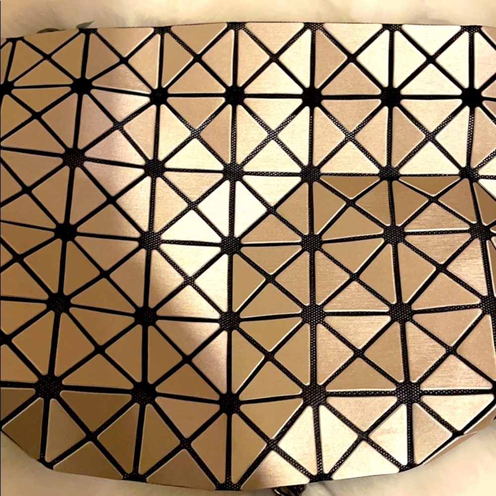 Gold beige bag